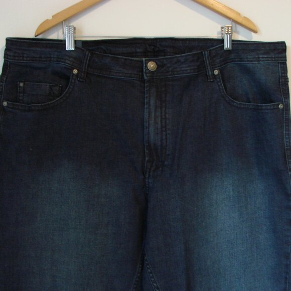 Buffalo David Bitton Travis X Slim Straight Stretch Dark Wash Jeans NEW 46 x 30 - Picture 10 of 15